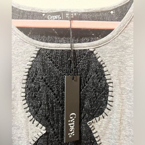 NWT Gypsy 05 Pointelle Sweater Sz Small - Picture 10 of 10